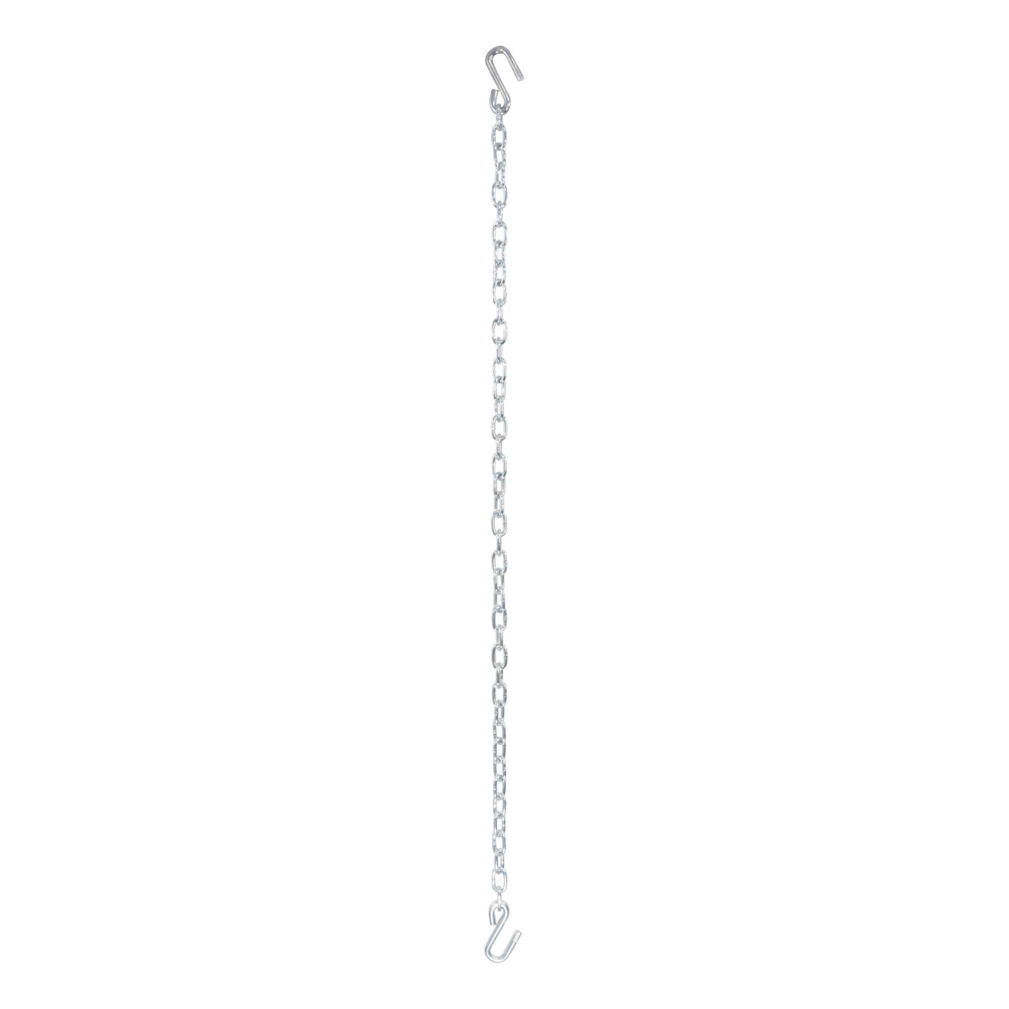 Curt Manufacturing, 48in. Safety Chain with 2 S-Hooks, Length 48 in, Material Steel, Model# 80011